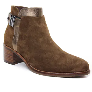 boots-talon marron or même style de chaussures en ligne pour femmes que les  Scarlatine