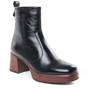 boots-talon noir même style de chaussures en ligne pour femmes que les  Tamaris