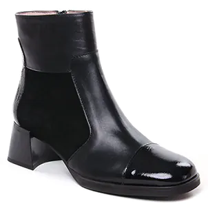 boots-talon noir même style de chaussures en ligne pour femmes que les  Pikolinos