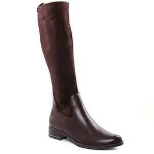 bottes-stretch marron même style de chaussures en ligne pour femmes que les  Fugitive