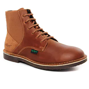 bottines-a-lacets marron cognac même style de chaussures en ligne pour femmes que les  Rieker