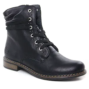 bottines-a-lacets noir même style de chaussures en ligne pour femmes que les  Rieker