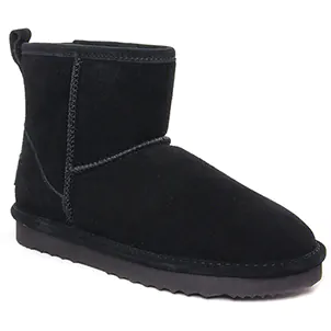 bottines-fourrees noir même style de chaussures en ligne pour femmes que les  Natural World