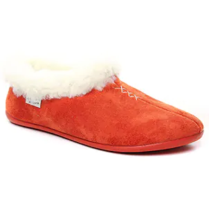 chaussons orange même style de chaussures en ligne pour femmes que les  Maison De L'espadrille