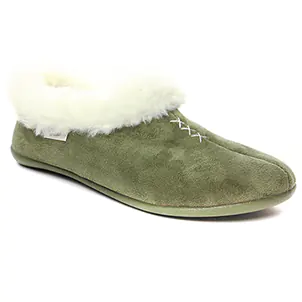 chaussons vert kaki même style de chaussures en ligne pour femmes que les  Maison De L'espadrille