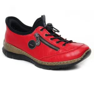 Rieker N3267-33 Flamme : chaussures dans la même tendance femme (chaussures-confort rouge) et disponibles à la vente en ligne 