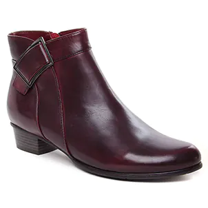 low-boots bordeaux même style de chaussures en ligne pour femmes que les  Regarde Le Ciel