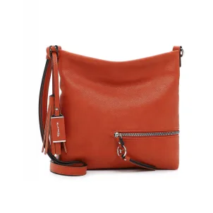 Chaussures femme hiver 2024 - sac à main tamaris rouge orange