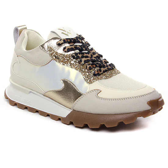 Tennis Et Baskets Mode Vanessa Wu Louisa Beige Bk2700, vue principale de la chaussure femme