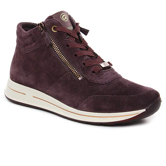 Tennis Et Baskets Mode Ara 1224453 Amarone, vue principale de la chaussure femme