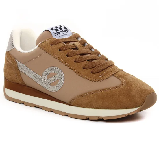 Tennis Et Baskets Mode No Name City Run Jogger Brown Nuts, vue principale de la chaussure femme