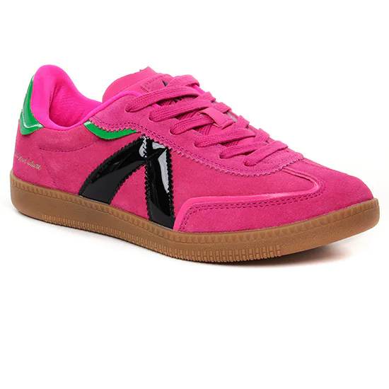 Tennis Et Baskets Mode Asfvlt Elite Classic Pink Black, vue principale de la chaussure femme