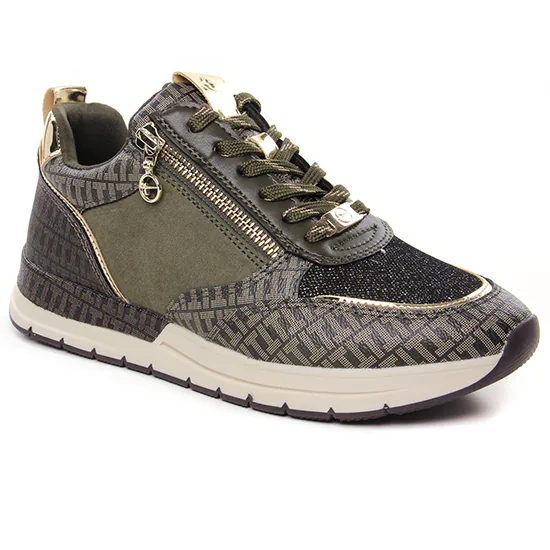 Tennis Et Baskets Mode Tamaris 23732 Olive Comb, vue principale de la chaussure femme