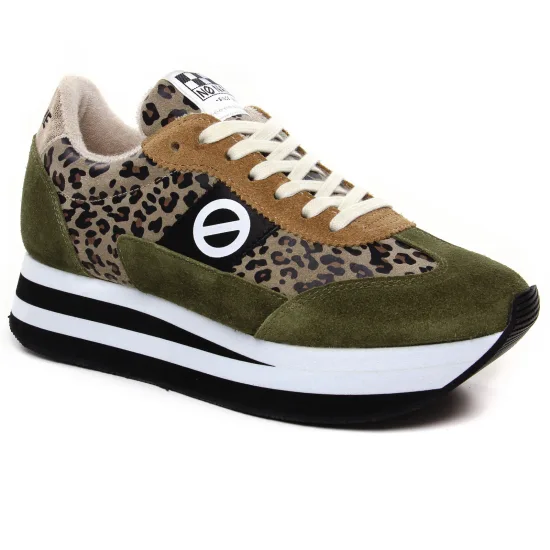 Tennis Et Baskets Mode No Name Flex M Jogger Olive Taupe, vue principale de la chaussure femme