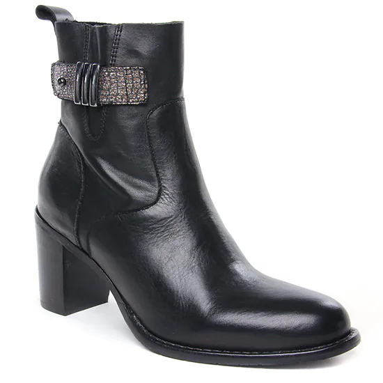 Bottines Et Boots Adige Fizzy Noir, vue principale de la chaussure femme