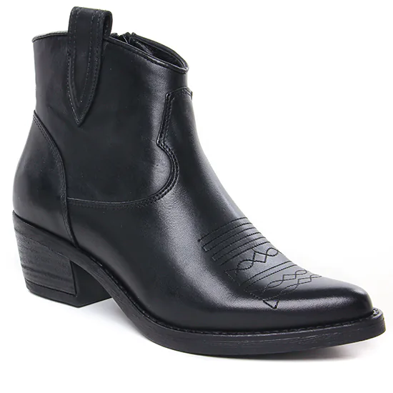 Bottines Et Boots Scarlatine Co99904N Noir, vue principale de la chaussure femme