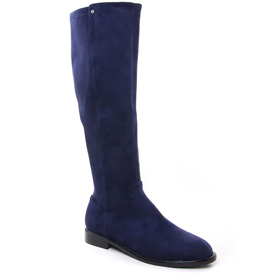 Bottes Emilie Karston Jacinthe Marine, vue principale de la chaussure femme