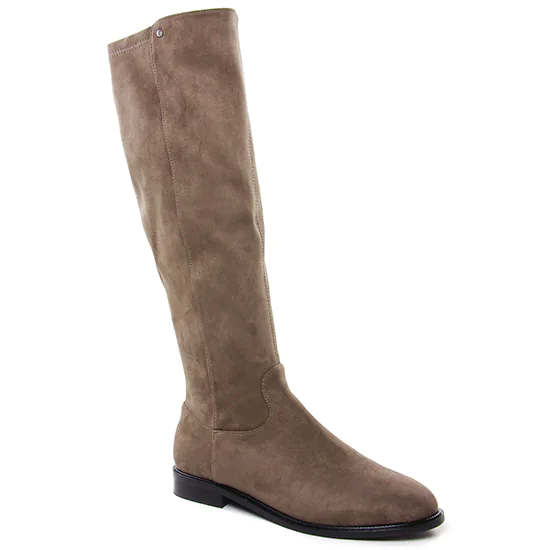 Bottes Emilie Karston Jacinthe Taupe, vue principale de la chaussure femme