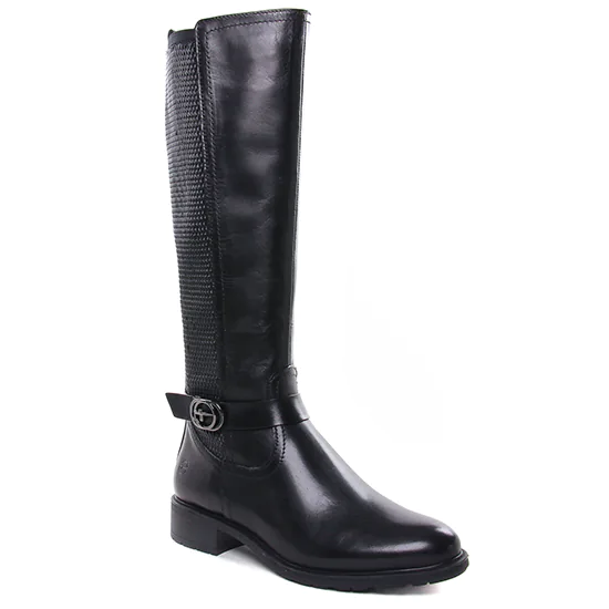 Bottes Tamaris 25618 Black, vue principale de la chaussure femme