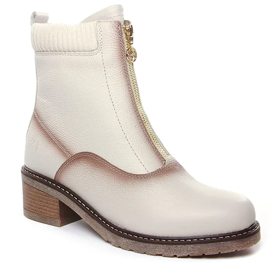 Bottines Et Boots Remonte D1A80-80 Beige, vue principale de la chaussure femme