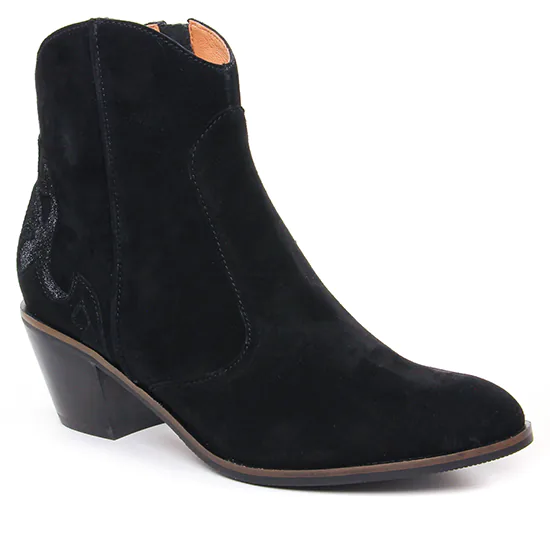 Bottines Et Boots Mamzelle Tatou Noir, vue principale de la chaussure femme