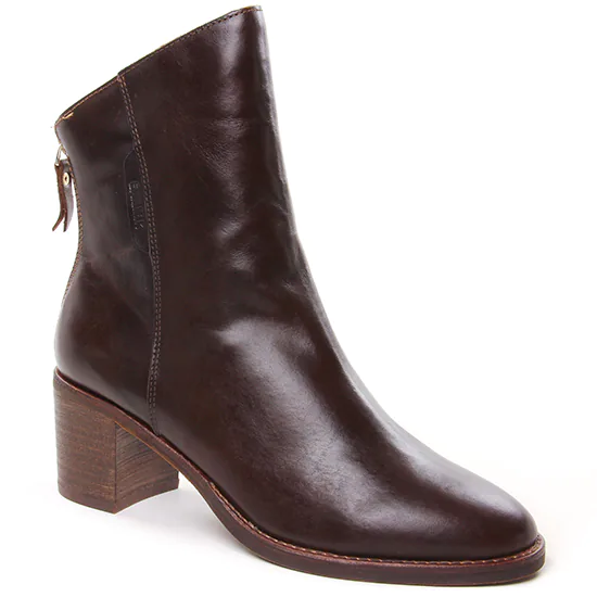 Bottines Et Boots Emilie Karston Oxalys Marron, vue principale de la chaussure femme