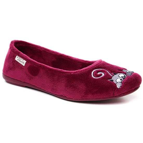 Chaussons La Maison De L Espadrille 6046-7 Bordeaux, vue principale de la chaussure femme