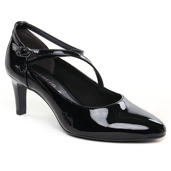 Escarpins Tamaris 22411 Black Patent, vue principale de la chaussure femme