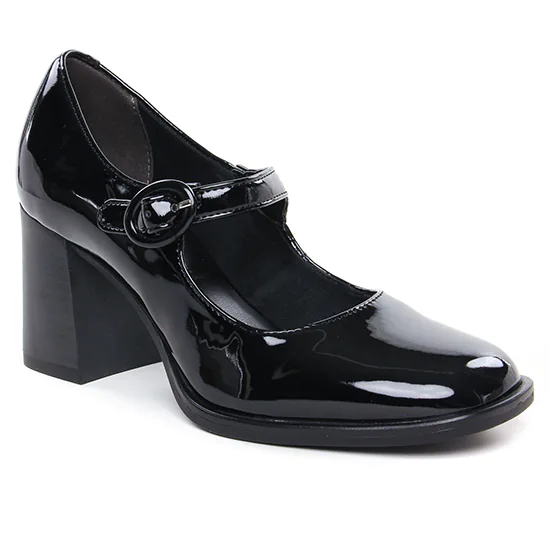 Escarpins Tamaris 24440 Black Patent, vue principale de la chaussure femme