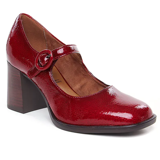 Escarpins Tamaris 24440 Red Patent, vue principale de la chaussure femme