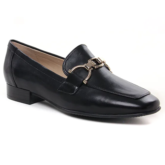 Mocassins Caprice 24203 Black Nappa, vue principale de la chaussure femme