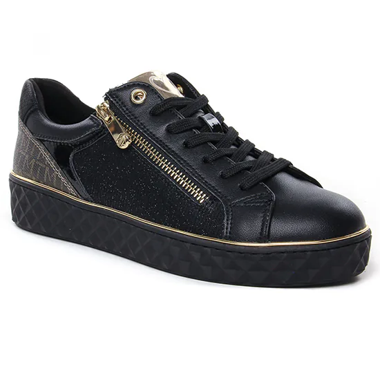 Tennis Et Baskets Mode Marco Tozzi 23709 Black Comb, vue principale de la chaussure femme