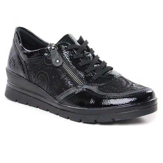 Tennis Et Baskets Mode Remonte R0701-03 Noir Antracite, vue principale de la chaussure femme