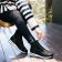 baskets mode noir mode femme automne hiver vue 8