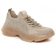 baskets plateforme beige mode femme automne hiver 2024 vue 1