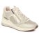 baskets plateforme blanc crème mode femme automne hiver 2024 vue 1