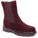 boots élastiquées bordeaux mode femme automne hiver 2024 vue 1