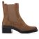 boots élastiquées marron mode femme automne hiver 2024 vue 2