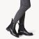 boots élastiquées noir mode femme automne hiver vue 8
