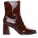 boots marron vernis mode femme automne hiver 2024 vue 2