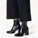boots noir vernis mode femme automne hiver vue 8