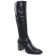 bottes stretch noir mode femme automne hiver 2024 vue 1