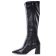 bottes stretch noir vernis mode femme automne hiver 2024 vue 3