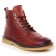 bottines à lacets bordeaux mode femme automne hiver 2024 vue 1