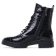 bottines à lacets noir croco mode femme automne hiver 2024 vue 3