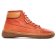 bottines à lacets rouge orangé mode femme automne hiver 2024 vue 2