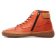 bottines à lacets rouge orangé mode femme automne hiver 2024 vue 3