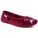 chaussons bordeaux mode femme automne hiver 2024 vue 1