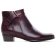 low boots bordeaux mode femme automne hiver 2024 vue 2