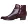 low boots bordeaux mode femme automne hiver 2024 vue 3